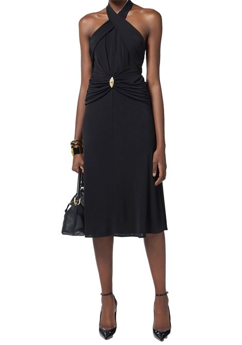 Abito Elisabetta Franchi donna AB71952E2 110 nero jersey ELISABETTA FRANCHI | Abiti | AB71952E2110